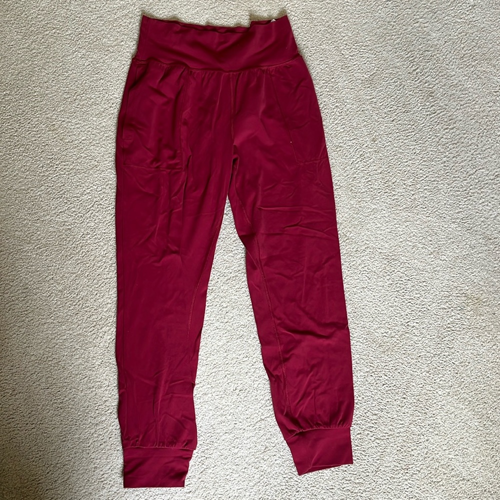 Athleta Salutation Joggers (Red)